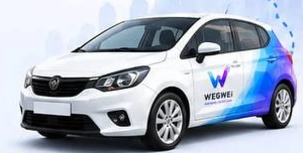 Vieglais auto ar WEGWEI aplīmējumu